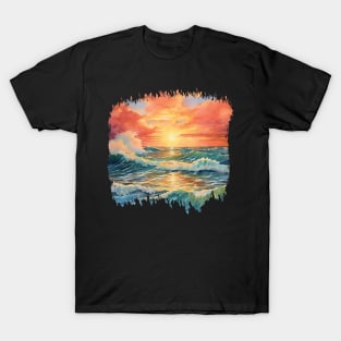 Watercolor Sunset T-Shirt